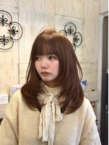 ヘアーアンドメイク シークタチカワ 立川店(Hair&Make Seek)&nbsp;【澤飯】ふんわりlayer×オレンジカラーで春っぽhair