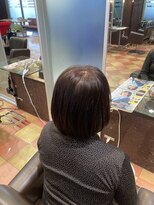 シャンプーボーイ 佐賀(SHAMPOO BOY)&nbsp;少し控えめ落ち着いた白髪ぼかし【ボブ/佐賀び】