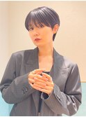 ハンサムショート/丸みショートボブ/20代30代40代50代/顔周り