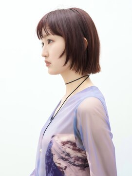 イーラー 日本橋 人形町(ealar) 顔まわりレイヤー/前髪カット/ボブレイヤー/小顔ヘア/ミニボブ