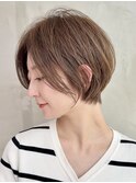 大人ショートショートヘア丸みショート30代40代50代表参道青山