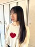 【田中指名限定】顔周りカット＋カラー＋前処理ケア剤＋3stepトリートメント