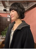ミニボブパーマ・パーマ・黒髪パーマ