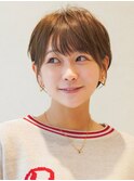 似合わせカット30代40代50代ショートボブくびれレイヤーカット
