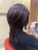トレボー 永山店&nbsp;小顔補正ロングウルフカット