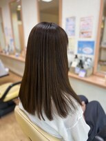 ポッシュアップ(POSH UP) お客様スナップ☆ つやつやナチュラルストレ-ト+カラー