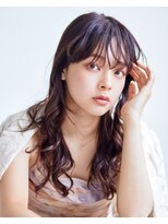 La fith hair link 瓢箪山店【ラフィス ヘアー リンク】【8月29日OPEN（予定）】&nbsp;【La fith】ニュアンスパーマ×バイオレットブラウン