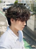 シャドウパーマ　韓国風パーマ　ルーズパーマ