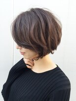 ルーファス 恵比寿 渋谷(Ruufus) 40代50代抜け感大人ショートボブ【Ruufus】