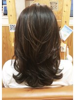 ララテラス(LaLa Terrace)&nbsp;～LaLa Terrace流～ダークアッシュブラウン×重めセミディ