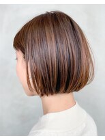 テトヘアー(teto hair)&nbsp;bob［ワンレングス・前髪・切りっぱなし・前下がり・平行］
