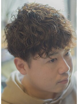 ヘアアイラッシュ リベット(hair eyelash RIVET) 無造作パーマ×ネープレス