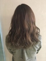 ロンドアベニール 北千住(Lond avenir)&nbsp;ふんわりミディアム×シアーベージュ　スタイリスト西田大樹