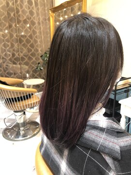 ロンドアベニール 北千住(Lond avenir) グラデーションパープルカラー 担当namie