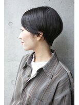 カライングドゥ(ing deux) 大人可愛い20代30代40代黒髪前下がりショートボブ丸みショート◎