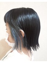 ジプソ(Gypso Hair salon)&nbsp;ビアスカラー×スモーキーブルーカーキ