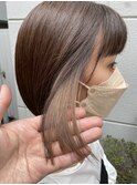 インナーカラーミニボブ