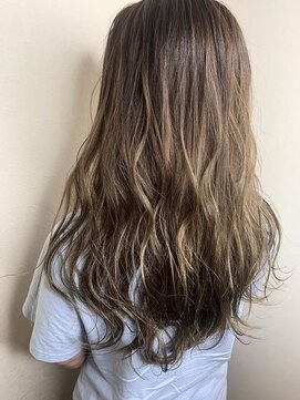 フロート 小阪店(float) シルキーべージュ_マロンベージュ Aラインボブ かきあげ