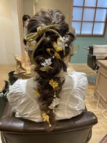 ヘアーアンドスパ フラップス(FLAPS) 編み下ろし崩し