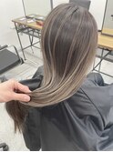 【ハイライト】【バレイヤージュ】【髪質改善】【ロング】