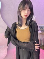 ロンド レア 天神大名店(Lond Le’a)&nbsp;ダブルカラー/インナーカラー/イヤリングカラー/こなれミディ