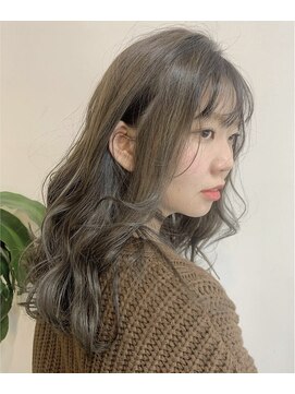 クラク 笹塚店(KURAKU) ハイライト/オリーブベージュ/レイヤーカット/20代/30代