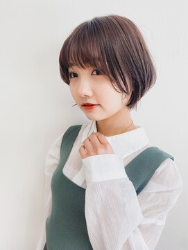 バサ 上石神井店(BASSA) ☆丸みショートボブカット×ブラウンカラー☆