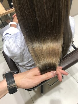 アニュー 北浦和店(ANEW) 《髪質改善》明るめカラー×髪質改善トリートメント