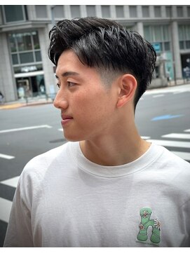 ヒロギンザ 六本木店(HIRO GINZA) アップバングツーブロックショート港区/六本木