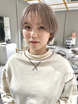 コト 福井大和田店(coto) 福井　大和田　ハイトーンショート　ミルクティーベージュ　20代
