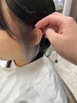 クレス 本川越店 黒髪×ホワイトシルバー