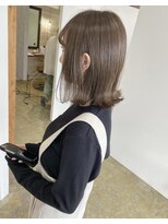 ニド(2do)&nbsp;セピアベージュ&切りっぱなしロブ