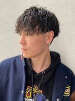 メンズサロン ブロック(Men's Salon bloc)&nbsp;マッシュショート　ツイストスパイラルパーマ　ツーブロック