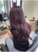 【mami】ブリーチなしダブルカラー/艶髪ラベンダーココア
