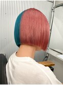 Pink bob