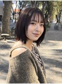 20代～30代似合わせカットナチュラルくびれ大人レイヤー［仙台］