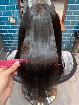 ロンド ボーイ 表参道(Lond BOY) 髪質改善縮毛矯正レイヤーカット顔周り前髪韓国ミニウルフ/