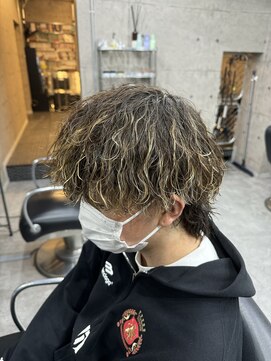 ルートバイドット 町田店(root by dot.) マッシュウルフ×ツイストスパイラルパーマ