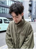men's/大人男性メンズカットニュアンスセンターパートナチュラル