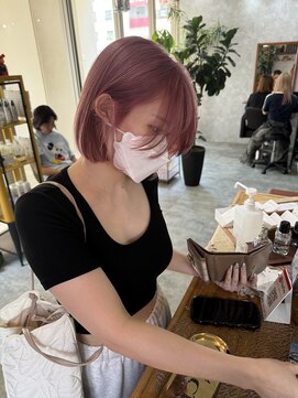 シールドヘアー 沖縄 新都心(C'LD Hair) 那覇美容室/おもろまち美容室/テリちゃんボブ/切りっぱなしボブ