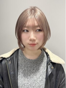 サンク 原宿 表参道(cinq) ★ハイトーンカラーミルクティーベージュホワイトベージュカラー