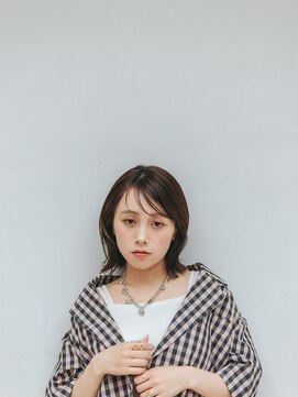 ニカ 溝の口(NICA) シースルーバングミディアムヘアー【NICA溝の口】