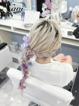 ナビ(NAVI) サイド編みおろし