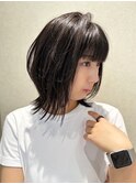 レイヤーボブ/くびれレイヤー/外ハネボブボブレイヤー
