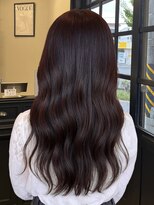 セジールへアメゾン(SAISIR HAIRMAISON)&nbsp;くびれヘア/アプリコットオレンジ/夏のヘアアレンジ/岡山