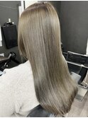 ブリーチハイライト髪質改善ダブルカラーレイヤーカット