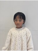 ミニボブショートカット　切りっぱなしボブ