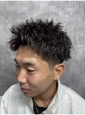 スペインカール/スパイキーショート/ブルーブラック/本八幡