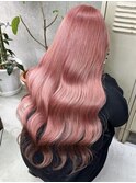 ハイトーンピンク/ロングレイヤー