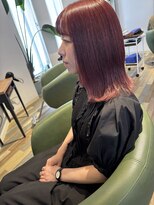ヘアースパリゾート リアン 燕三条店(Lien)&nbsp;カシスピンク_